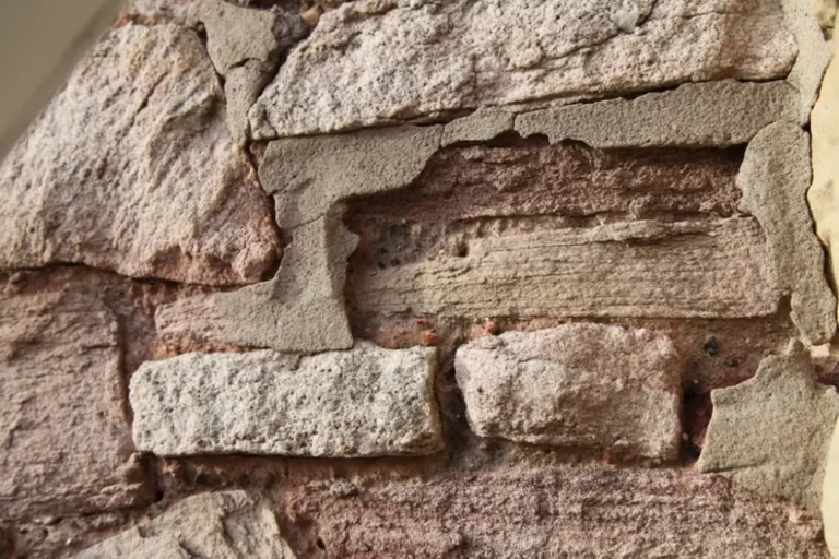 spalled and eroding stonework
